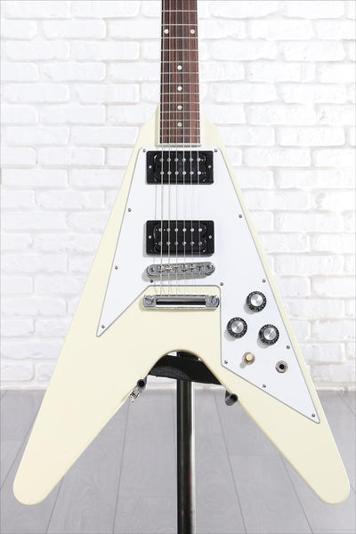 Đàn Guitar Điện Gibson Original Collection Flying V 70s - Classic White