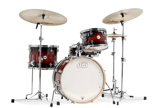 Trống Cơ DW Design Series Frequent Flyer 4-Pcs Shell Pack - Tobacco Suunburst