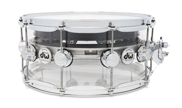 Trống Snare DW Collector's Series Acrylic 6.5"x14" w/ Zikit