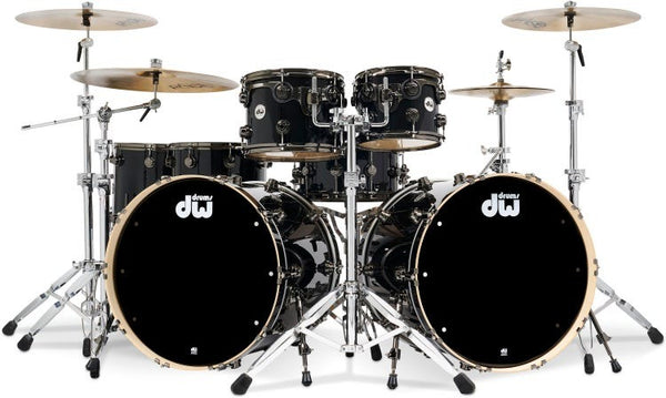 Trống Cơ DW Collector's Series 6-Pcs Shell Pack - Gloss Black FinishPly