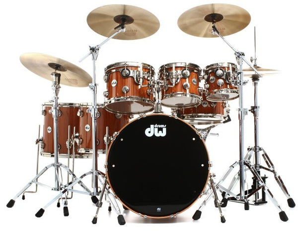 Trống Cơ DW Collector's Series Cherry Mahogany 7-Pcs Shell Pack - Natural Lacquer Finish