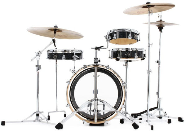 Trống Cơ DW Performance Series Low Pro 4-Pcs Shell Pack - Black Diamond FinishPly