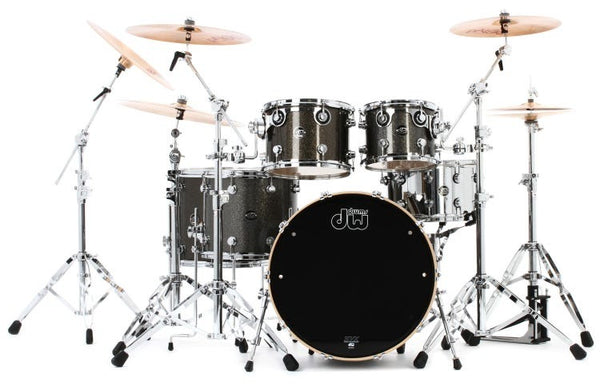 Trống Cơ DW Performance Series 5-Pcs Shell Pack 22-inch Bass Drum - Pewter Sparkle Finish Ply