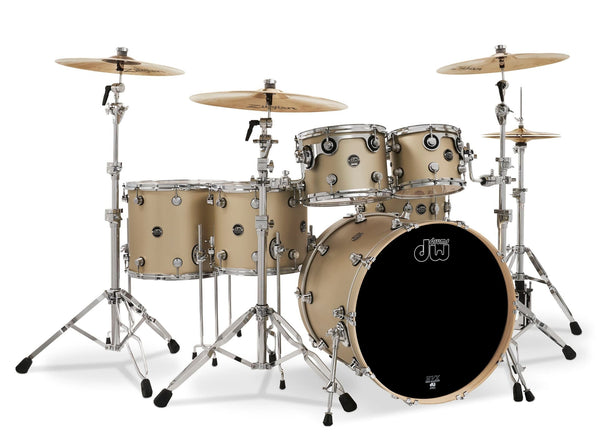 Trống Cơ DW Performance Series 6-Pcs Shell Pack 22-inch Bass Drum - Gold Mist Hard Satin Lacquer