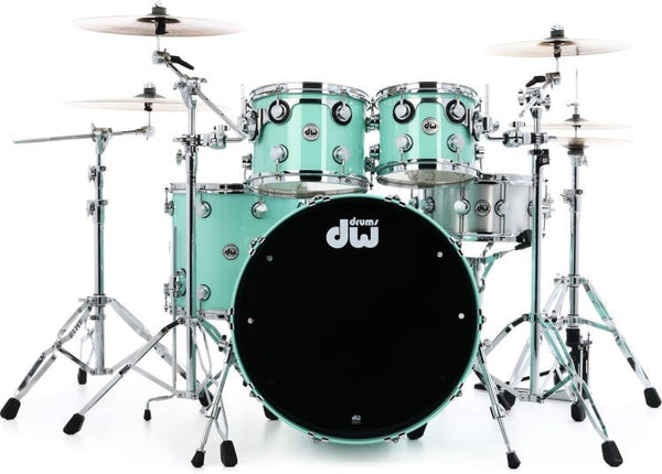 Trống Cơ DW Collector's Series Lacquer 4-Pcs Shell Pack - Seafoam