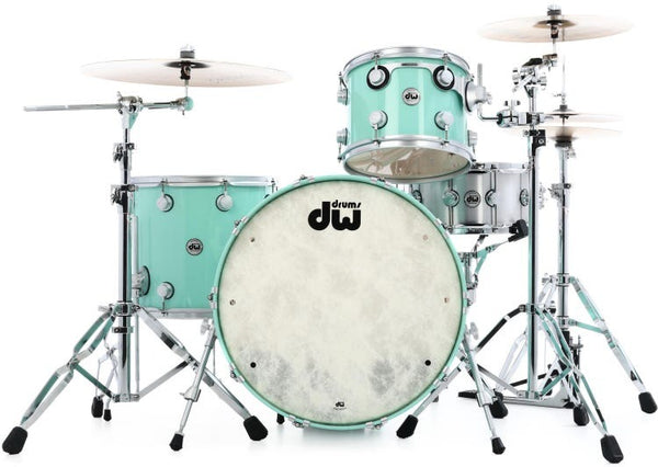 Trống Cơ DW Collector's Series Lacquer 3-Pcs Shell Pack - Seafoam