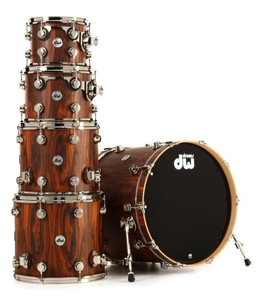 Trống Cơ DW Collector's Series Exotic 5-Pcs Shell Pack - Hard Satin over Santos Rosewood