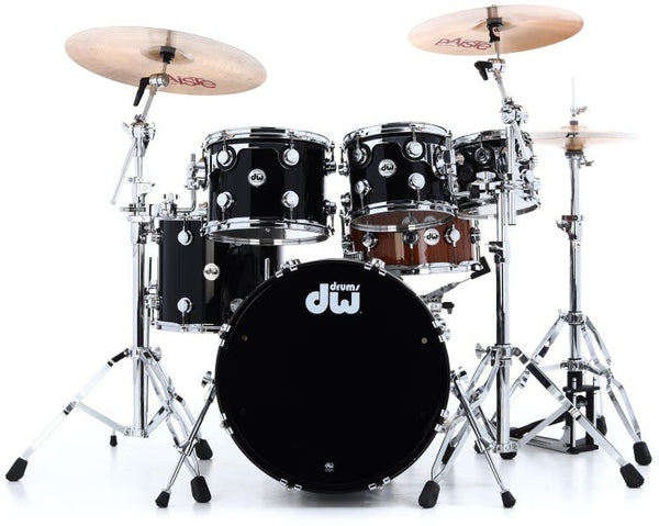 Trống Cơ DW Collector's Series Maple/Mahogany 6-Pcs Shell Pack - Piano Black