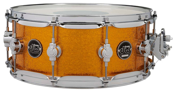 Trống Snare DW Performance Series 5.5"x14" - Gold Sparkle Finish Ply