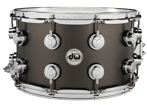 Trống Snare DW Collector's Series Metal Brass 8"x14" - Satin Black