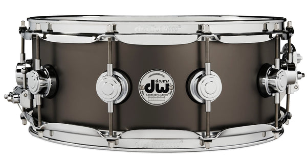 Trống Snare DW Collector's Series Metal Brass 5.5"x14" - Satin Black