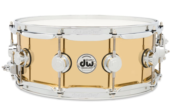 Trống Snare DW Collector's Polished Brass 5.5"x14"