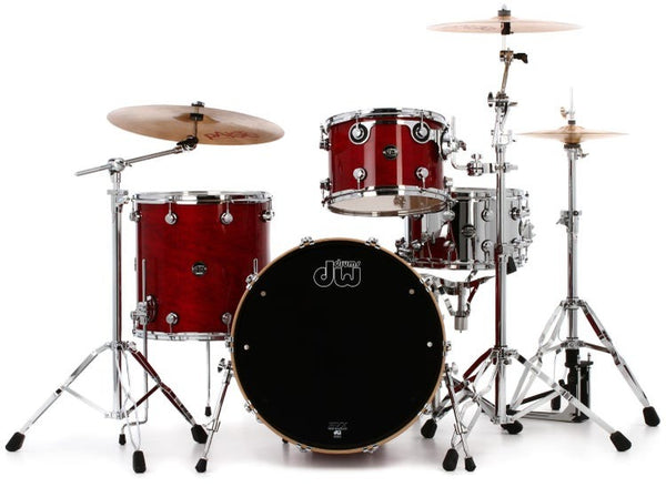 Trống Cơ DW Performance Series 3-Pcs Shell Pack w/22-inch Bass Drum - Cherry Stain Lacquer