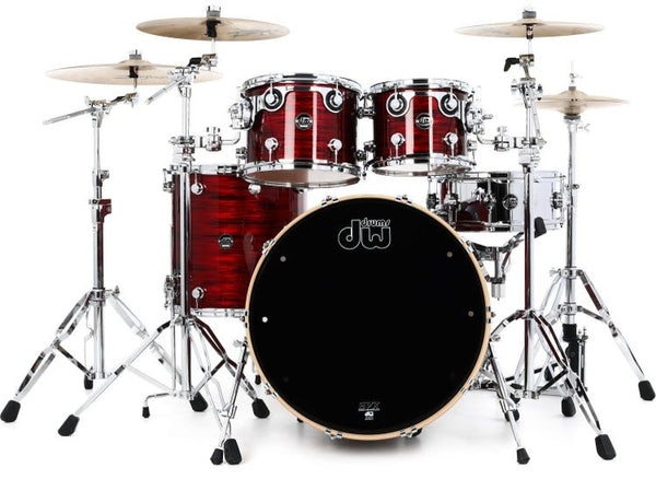 Trống Cơ DW Performance Series 7-Pcs Shell Pack 22-inch Bass Drums - Antique Ruby Oyster