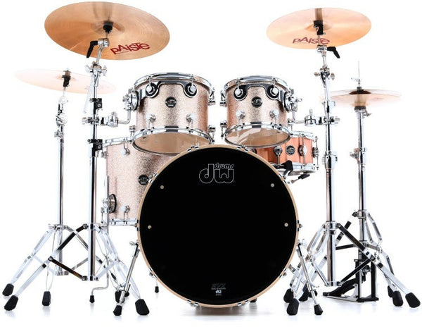 Trống Cơ DW Performance Series 4-Pcs Shell Pack 22-inch Bass Drum - Bermuda Sparkle