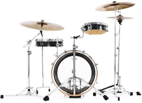 Trống Cơ DW Performance Series Low Pro 3-Pcs Shell Pack (20"/10"/13") - Black Diamond FinishPly