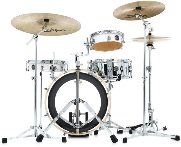 Trống Cơ DW Performance Series Low Pro 3-Pcs Shell Pack (20"/10"/13") - White Marine Finish Ply