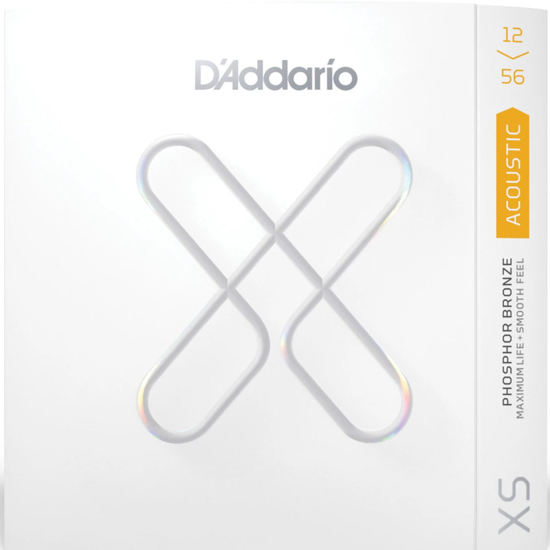 Dây Đàn Guitar Acoustic D’Addario XSAPB1256 Phosphor Bronze, Light Top/Medium Bottom, 12-56