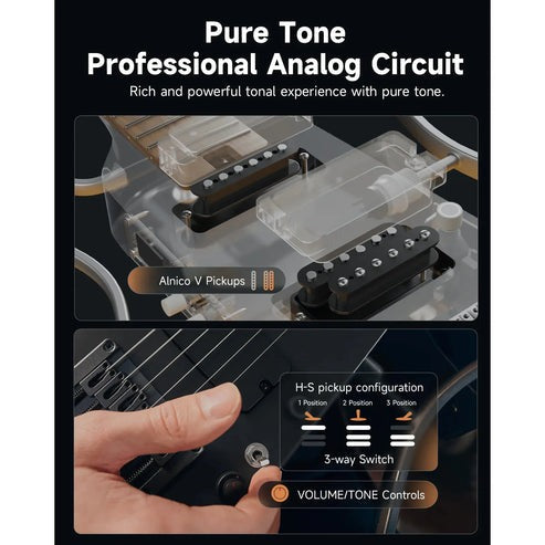 Đàn Guitar Điện Donner Hush X Pro