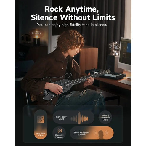 Đàn Guitar Điện Donner Hush X Pro