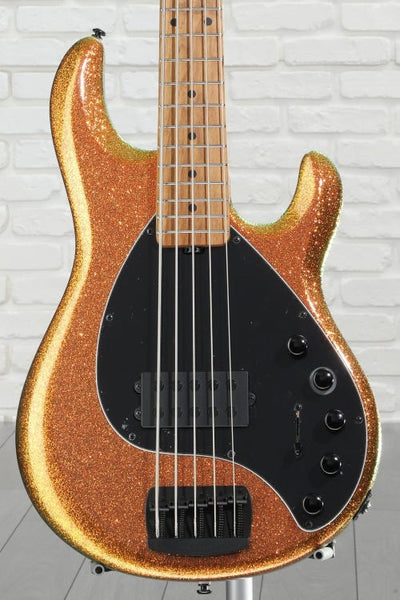 Đàn Guitar Bass 5-dây Ernie Ball Music Man DarkRay 5 - Gold Bar w/Maple Fingerboard
