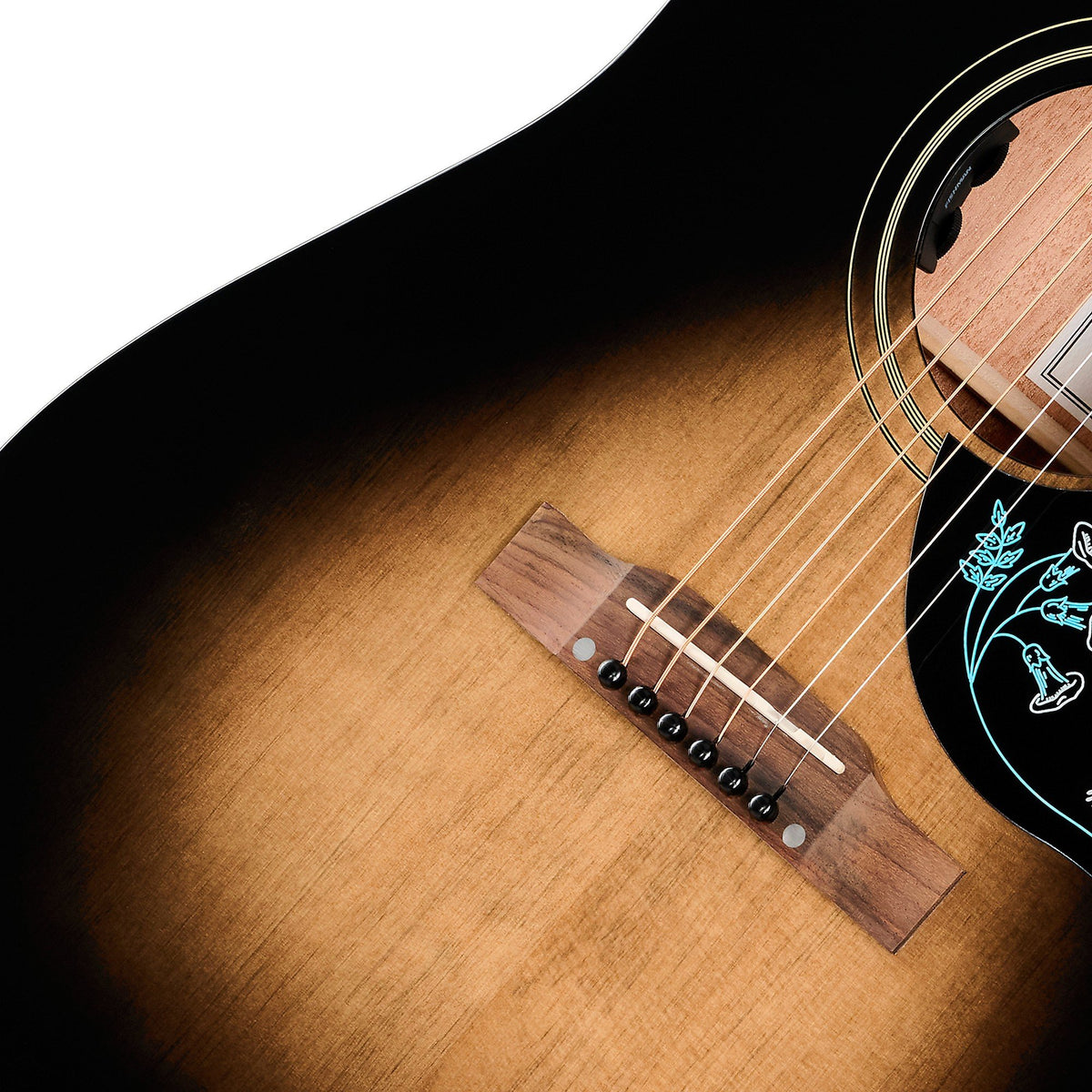 Đàn Guitar Acoustic Epiphone Eric Church Hummingbird Dark Artist - Cobra Burst