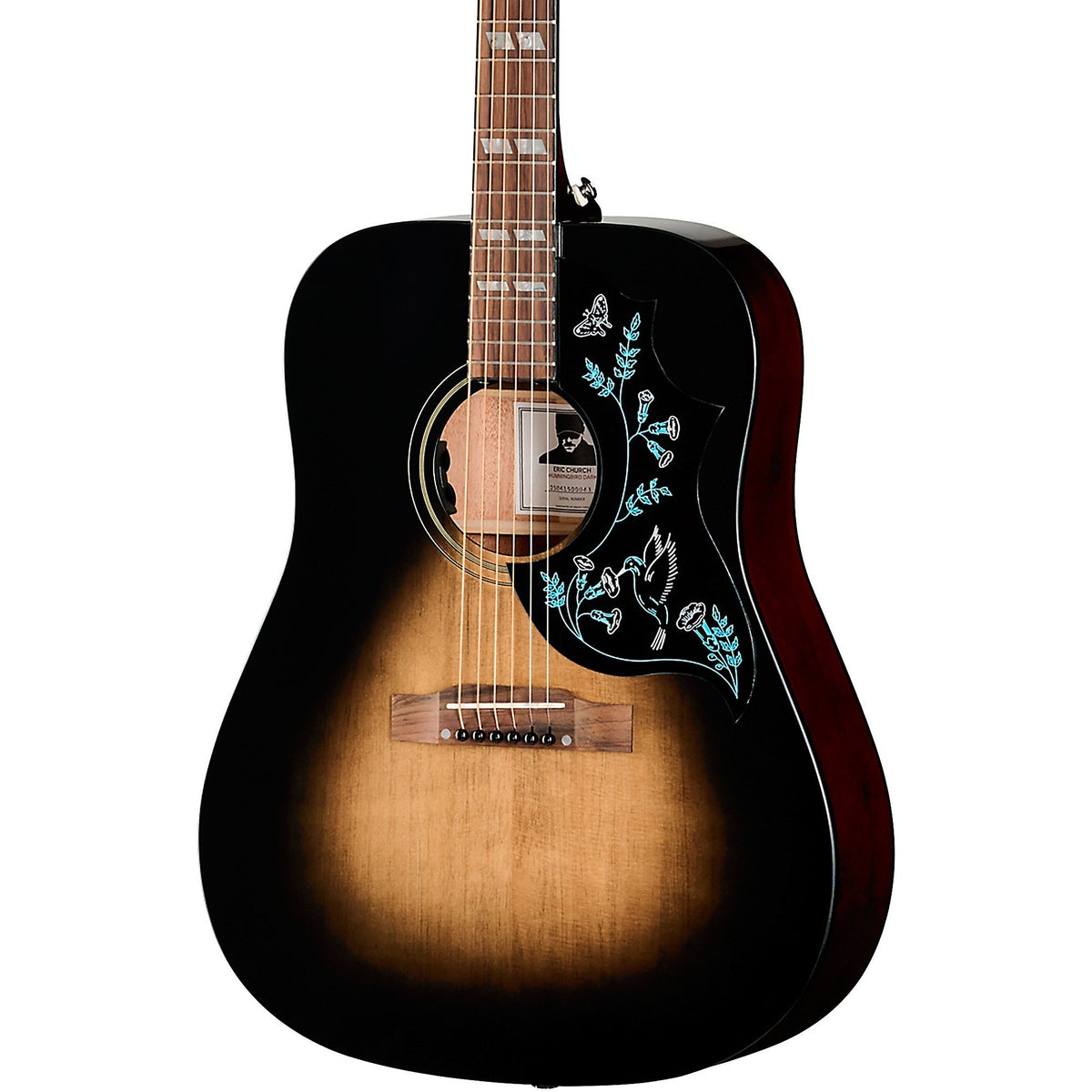 Đàn Guitar Acoustic Epiphone Eric Church Hummingbird Dark Artist - Cobra Burst