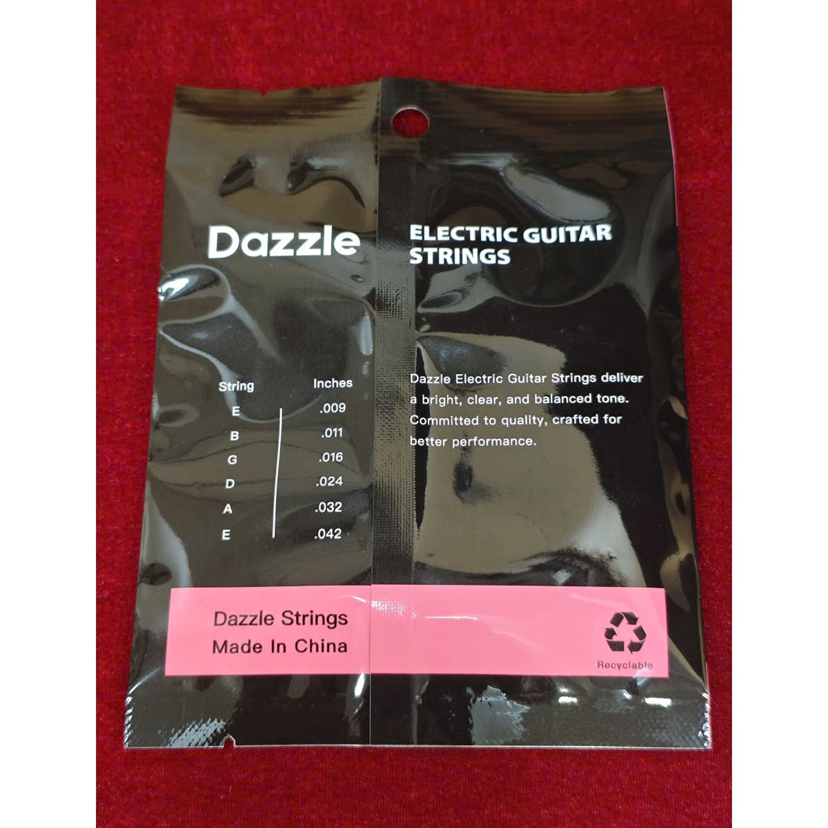 Dây Đàn Guitar Điện Saga Dazzle EB-09 09-42