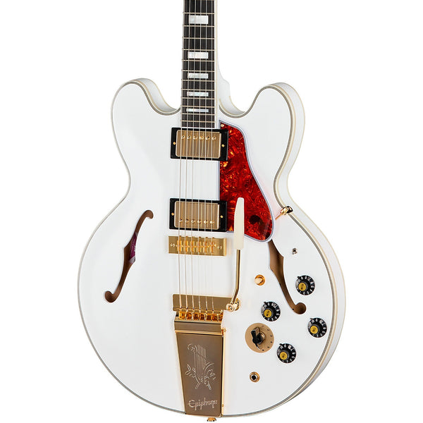 Đàn Guitar Điện Epiphone Alex Lifeson 1976 ES-355 Reissue Artist Semi-Hollowbody Inspired By Gibson Custom - Alpine White