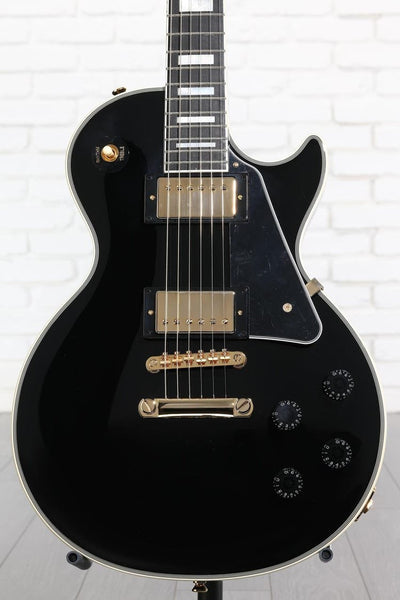 Đàn Guitar Điện Epiphone Les Paul Custom - Ebony, Inspired By Gibson Custom