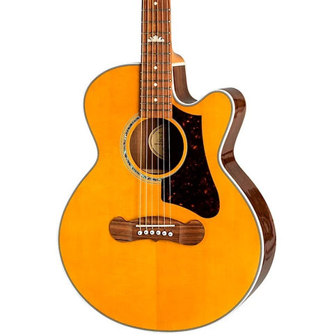 Đàn Guitar Acoustic Epiphone J-200 EC Studio Parlor - Vintage Natural