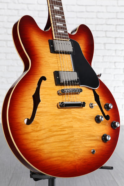 Đàn Guitar Điện Epiphone ES-335 Figured Semi-Hollowbody - Blueberry Burst