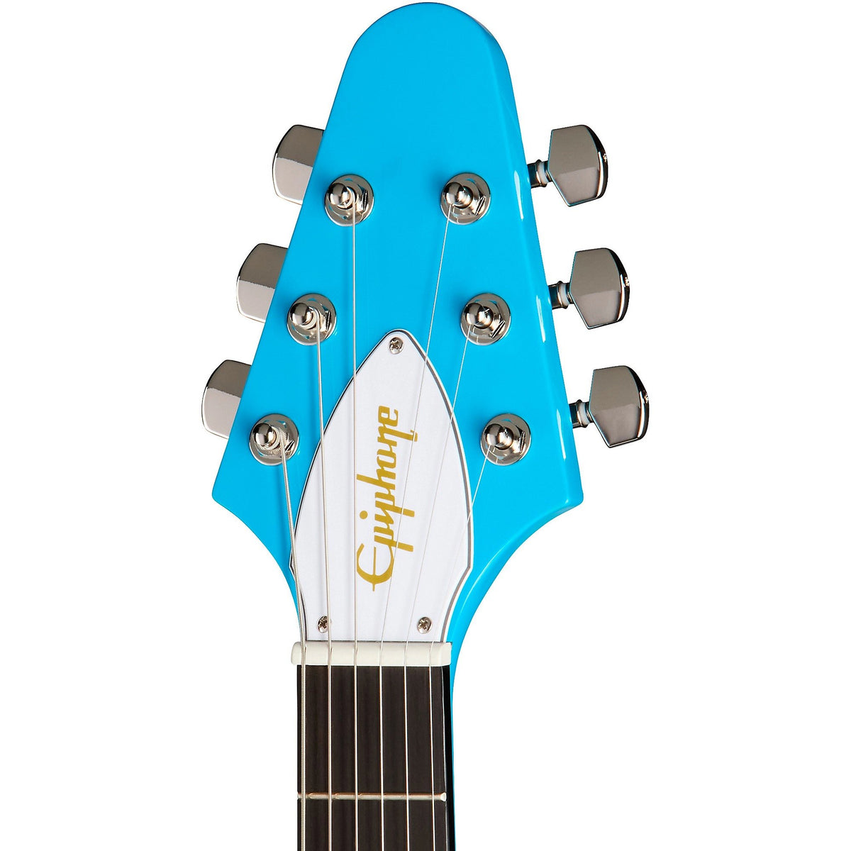 Đàn Guitar Điện Epiphone Inspired By Gibson Flying V 70s - Maui Blue