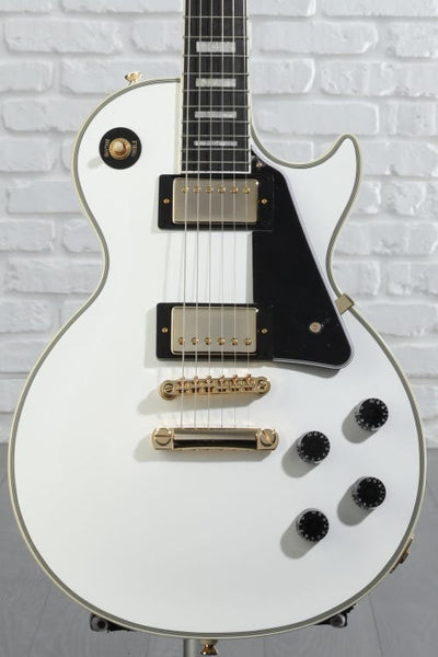 Đàn Guitar Điện Epiphone Les Paul Custom - Alpine White