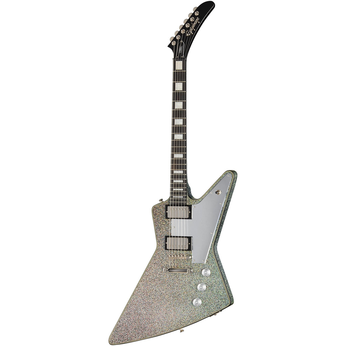 Đàn Guitar Điện Epiphone Lzzy Hale Artist Explorer Custom - Black Diamond Holographic Sparkle-Mai Nguyên Music