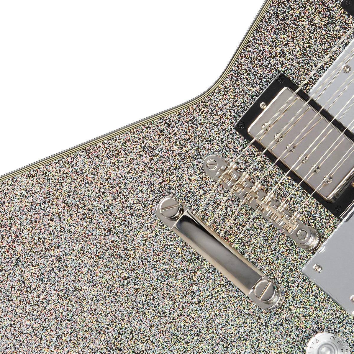 Đàn Guitar Điện Epiphone Lzzy Hale Artist Explorer Custom - Black Diamond Holographic Sparkle-Mai Nguyên Music
