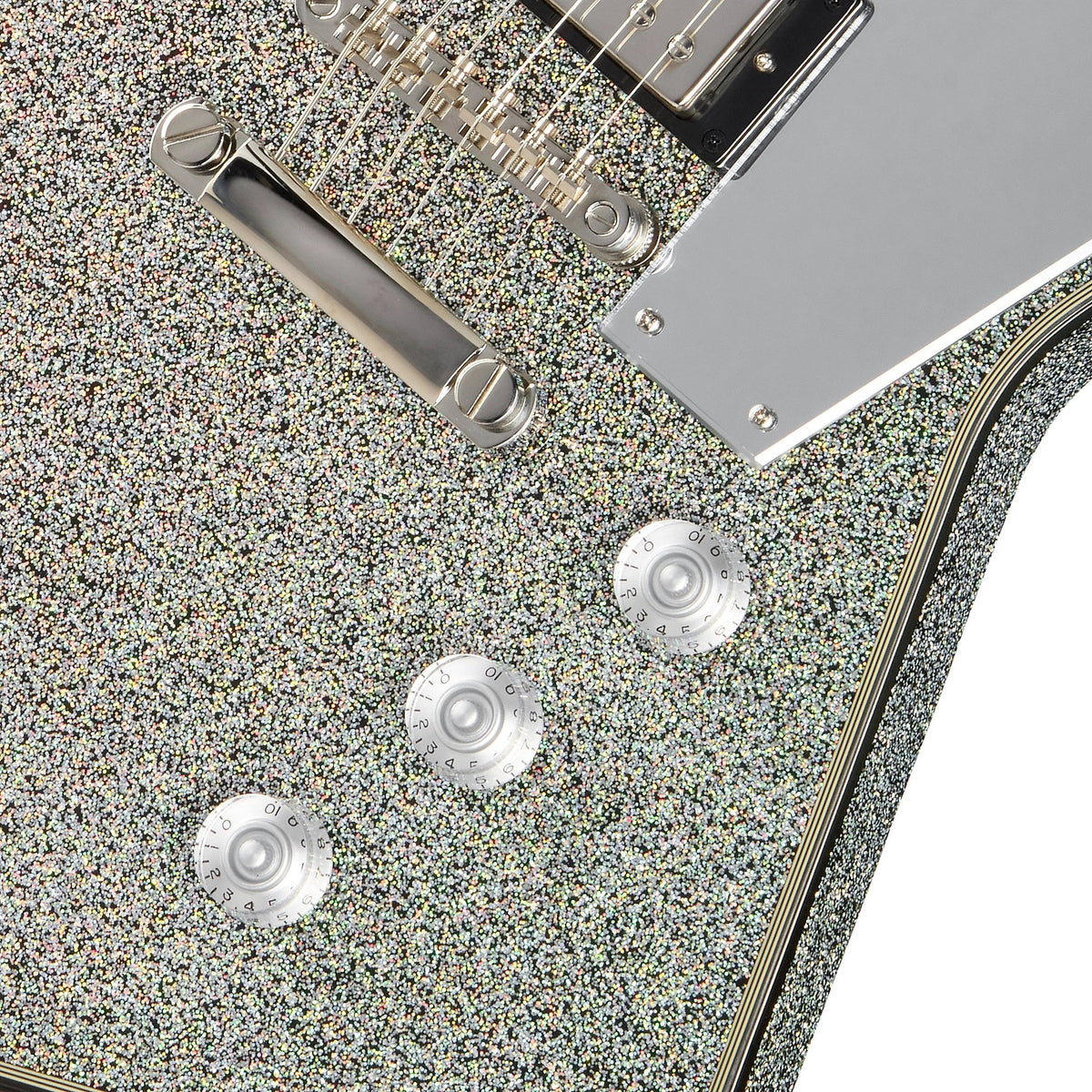 Đàn Guitar Điện Epiphone Lzzy Hale Artist Explorer Custom - Black Diamond Holographic Sparkle-Mai Nguyên Music