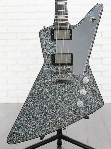 Đàn Guitar Điện Epiphone Lzzy Hale Artist Explorer Custom - Black Diamond Holographic Sparkle