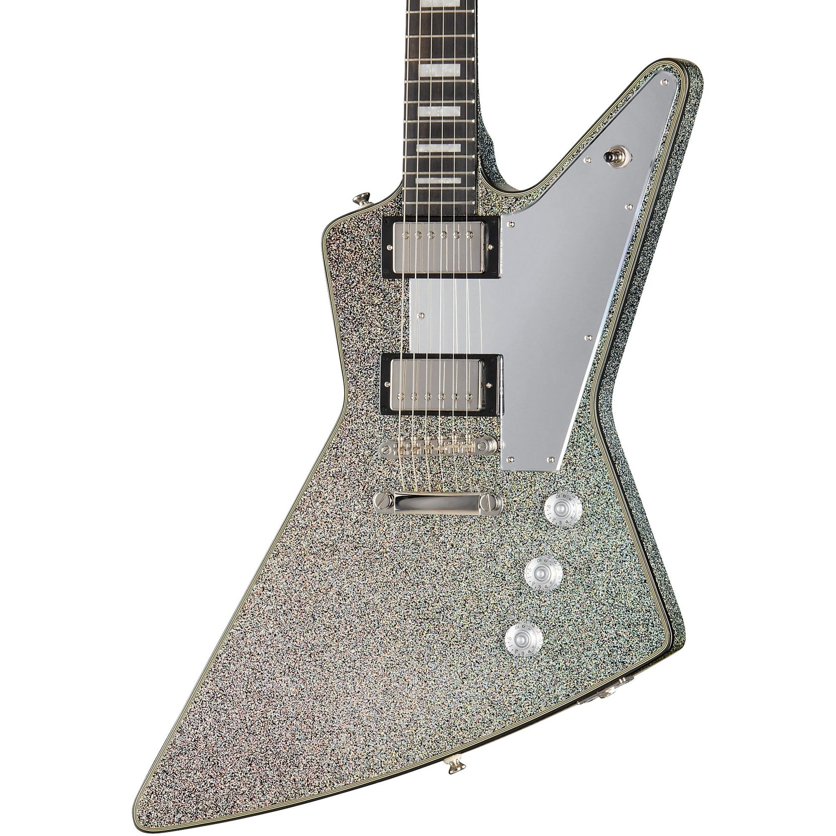 Đàn Guitar Điện Epiphone Lzzy Hale Artist Explorer Custom - Black Diamond Holographic Sparkle-Mai Nguyên Music