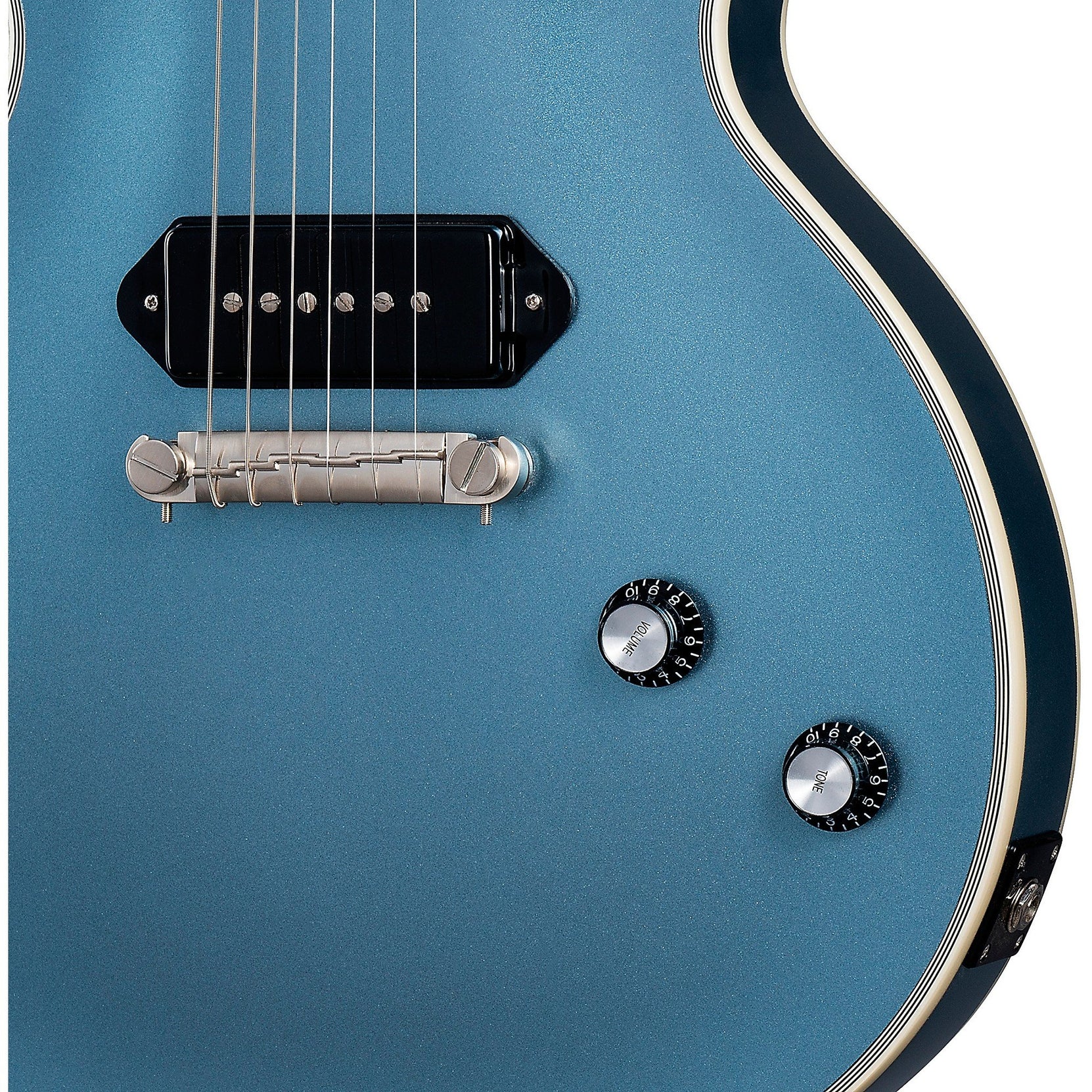 Đàn Guitar Điện Epiphone Jared James Nichols "Blues Power" Les Paul Custom Artist - Aged Pelham Blue