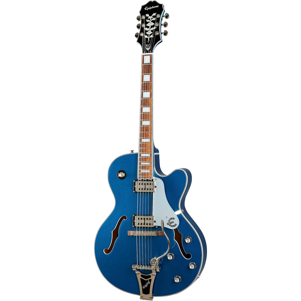 Đàn Guitar Điện Epiphone Original Collection Emperor Swingster Hollowbody - Delta Blue Metallic
