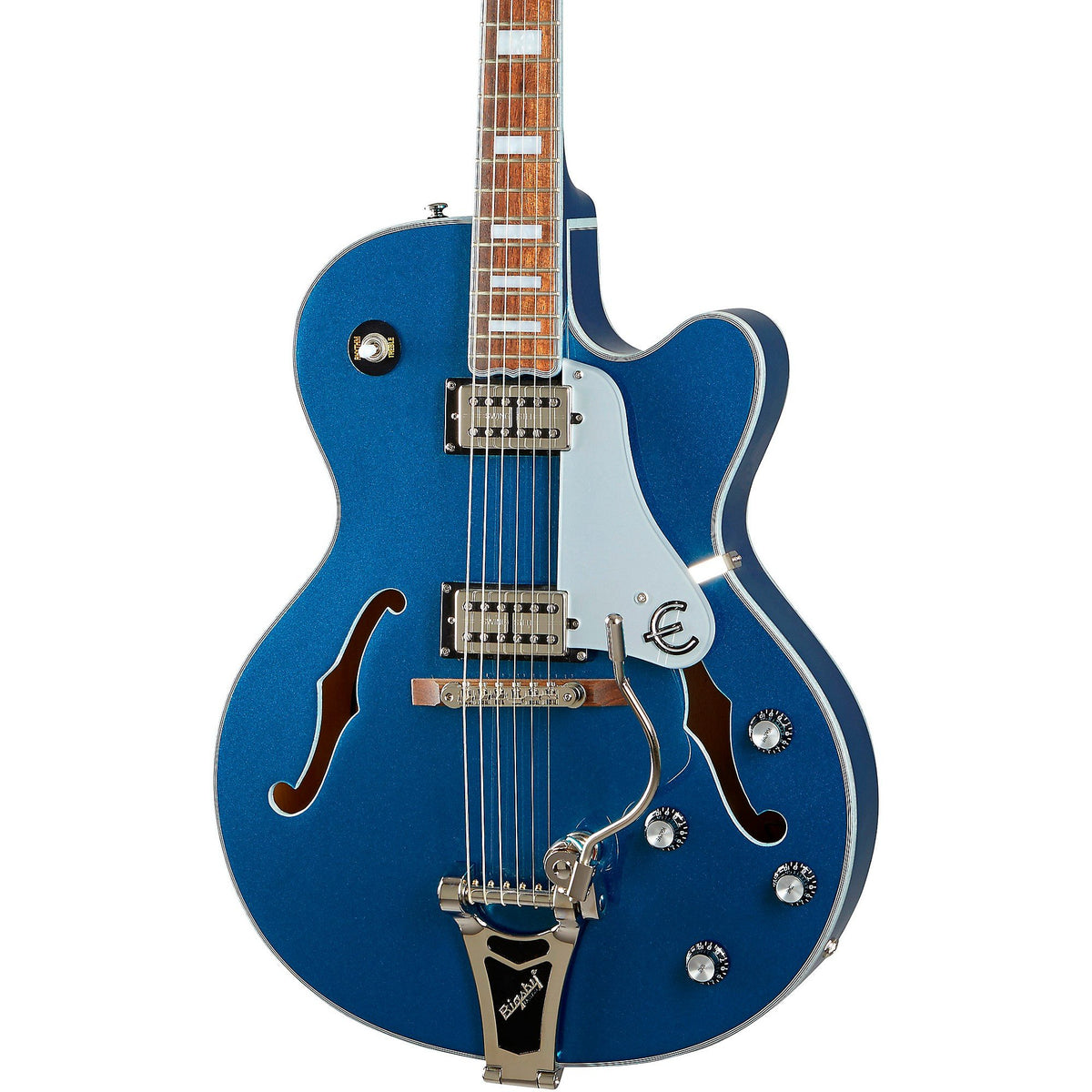 Đàn Guitar Điện Epiphone Original Collection Emperor Swingster Hollowbody - Delta Blue Metallic