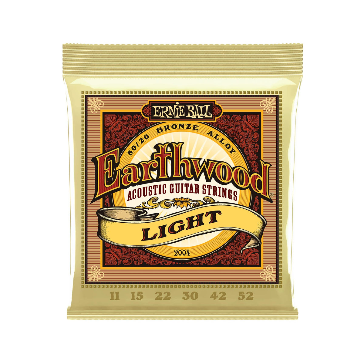 Dây Đàn Guitar Acoustic Ernie Ball Earthwood 80/20 Bronze, 11-52