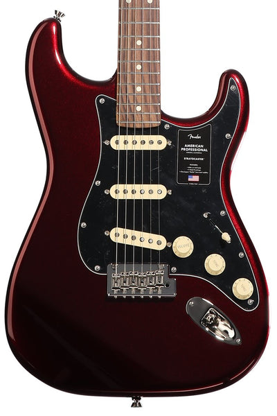 Đàn Guitar Điện Fender American Professional Stratocaster - Oxblood w/Rosewood Fingerboard