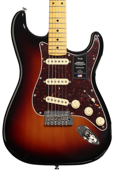 Đàn Guitar Điện Fender American Professional Stratocaster - 3-Color Sunburst w/Maple Fingerboard