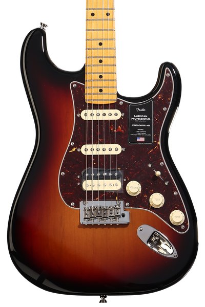 Đàn Guitar Điện Fender American Professional Stratocaster HSS - 3-Color Sunburst w/Maple Fingerboard
