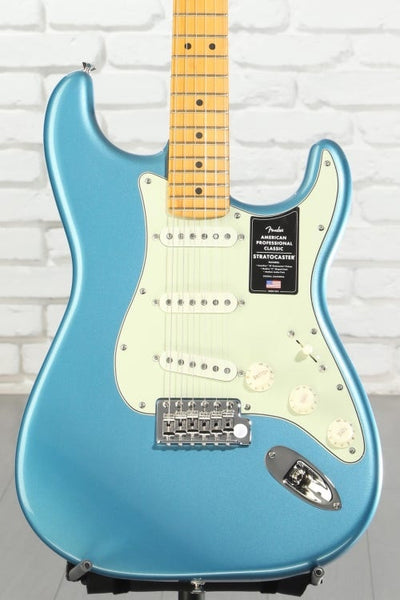 Đàn Guitar Điện Fender American Professional Classic Stratocaster - Faded Lake Placid Blue, Maple Fingerboard