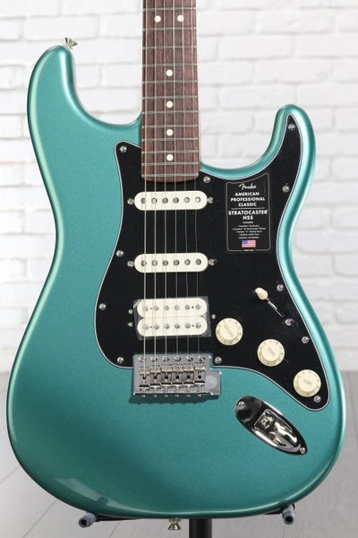 Đàn Guitar Điện Fender American Professional Classic Stratocaster HSS - Faded Sherwood Green Metallic, Rosewood Fingerboard