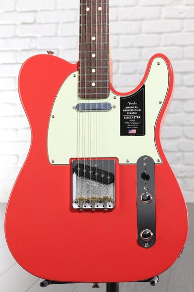 Đàn Guitar Điện Fender American Professional Classic Telecaster - Faded Dakota Red, Rosewood Fingerboard