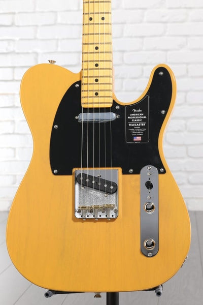 Đàn Guitar Điện Fender American Professional Classic Telecaster - Butterscotch Blonde, Maple Fingerboard